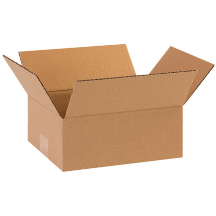 10 x 8 x 4" Flat Corrugated Boxes