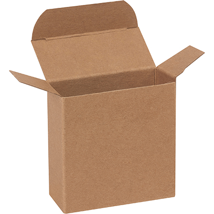 3 x 1 <span class='fraction'>5/16</span> x 3" Kraft Reverse Tuck Folding Cartons