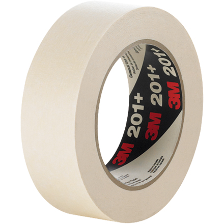 1/2" x 60 yds. (12 Pack) 3M General Use Masking Tape 201+