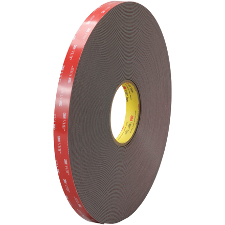 3/4" x 5 yds. Black 3M<span class='tm'>™</span> 4947F VHB<span class='tm'>™</span> Tape